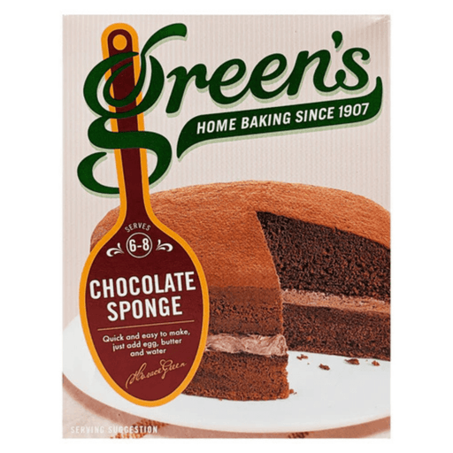 Green's Chocolate Sponge Mix - 221g | British Store Online | The Great British Shop