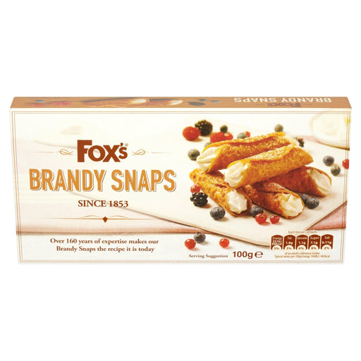 Fox's Brandy Snaps - 100g | British Store Online | The Great British Shop