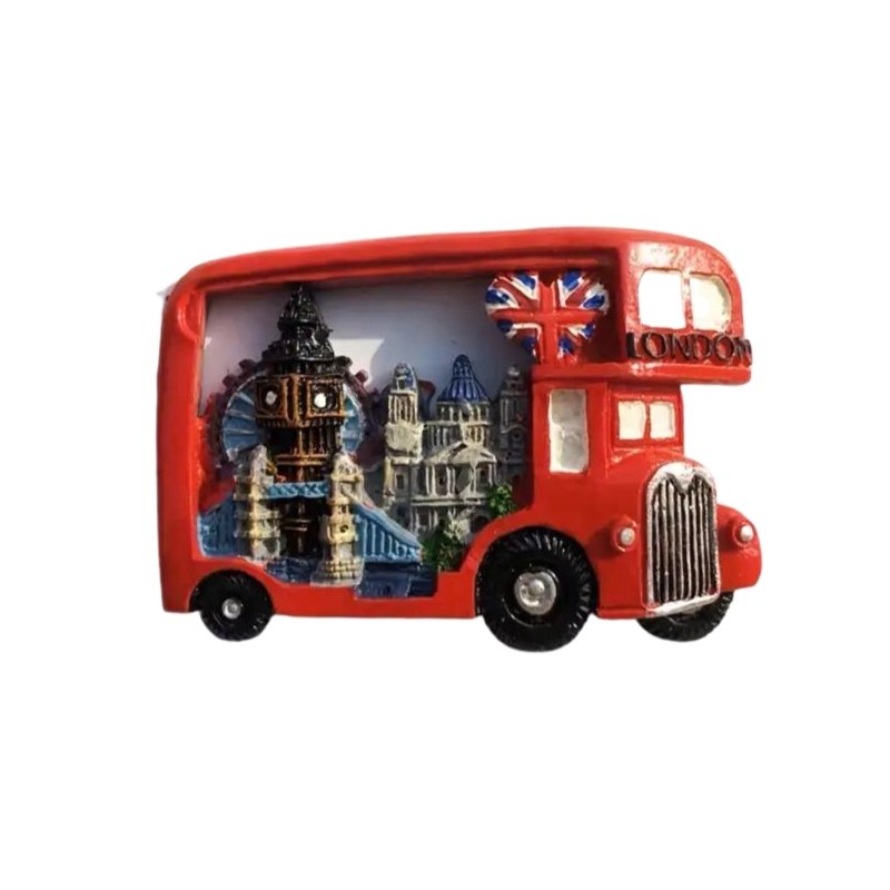 London Bus Refrigerator Magnet | British Store Online — The Great ...