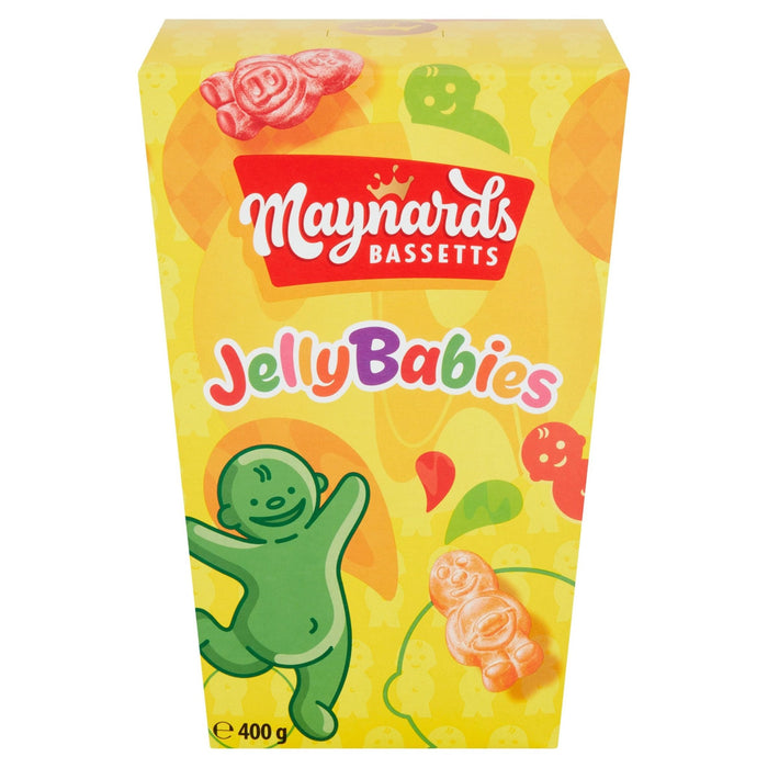 Maynard's Bassetts Jelly Babies Carton - 400g | British Store Online | The Great British Shop